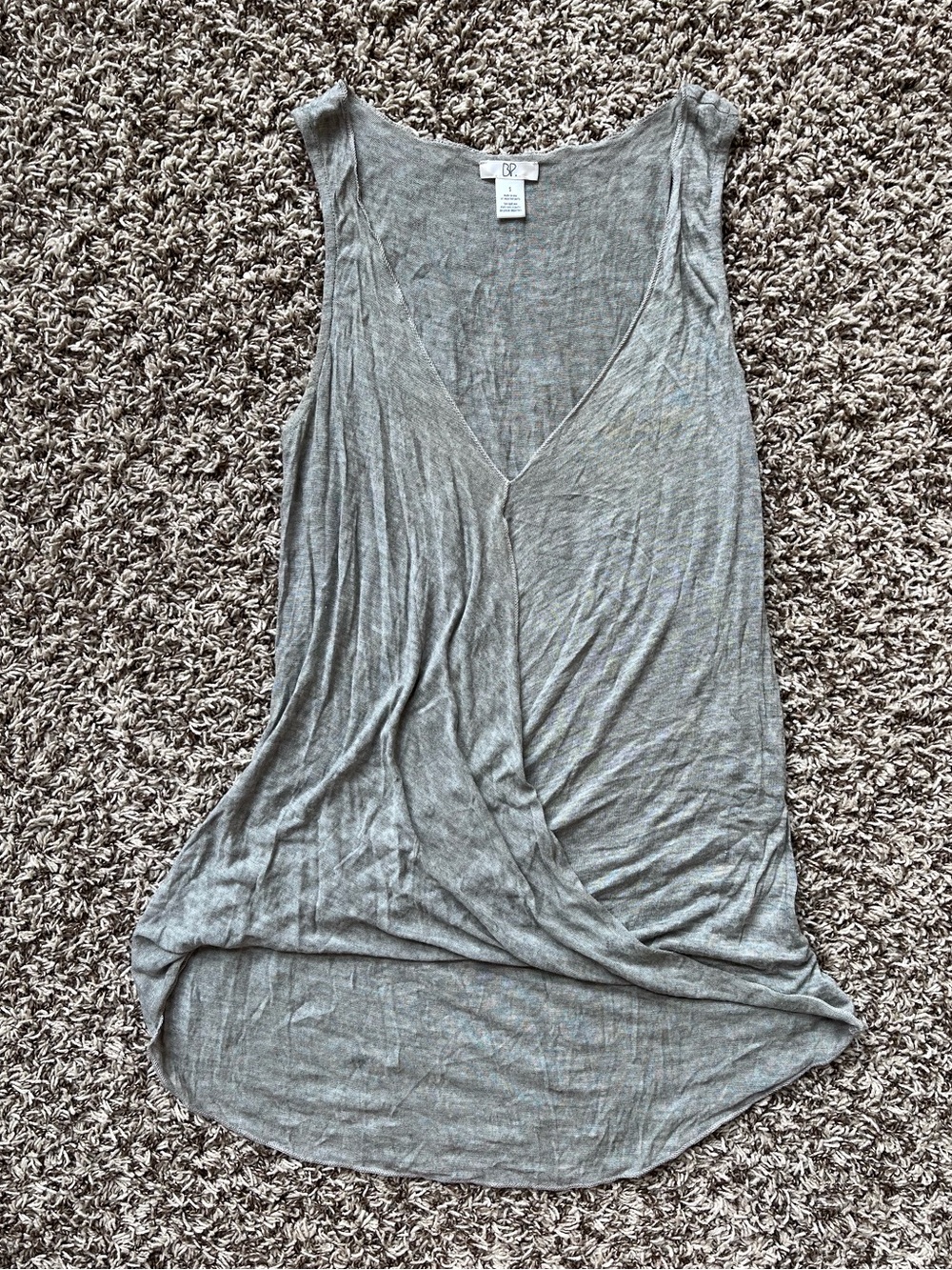BP Wrap Style V Neck Tank Top